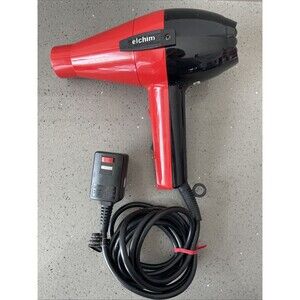 Elchim Professional Blow Dryer Red/Black - Model ZTT-15-1- Pre-Owned tested